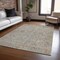 Homeroots 9' X 12' Taupe Terra Cotta And Tan Floral Washable Indoor Outdoor Area Rug 604741 - alternate 7