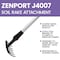 Zenport Cultivator and Rake Garden Multi Tool Soil Rake Attachment J4007 - alternate 4