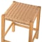 Alaterre Furniture Newport 24in H Wood Counter Height Stool 24 with Handcrafted Woven Rope Seat, Natural ANNP2220 - alternate 10
