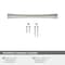 Amerock Pailou 3-3/4 inch (96mm) Center-to-Center Satin Nickel Cabinet Pull, 25PK 25VMP37322G10 - alternate 3