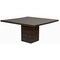 Homeroots 60" Brown Square Solid Wood Dining Table 488693 - alternate 1
