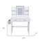 Homeroots 28" White Wood Lighted Mirrored Dresser 691689 - alternate 2