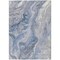 Homeroots 8' X 10' Denim Blue And Ivory Abstract Washable Indoor Outdoor Area Rug 617599 - alternate 6