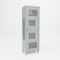 Pucel Athletic Gear Locker, 24 in W x 72 in H x 18 in D, Perforated Door, Top Cabinet, 4 in Legs, Gray GL-2472-18-DTL - alternate 1