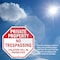 Signmission Private Property No Trespassing Vio, 4 inch X 4 inch, Vinyl Decal, 2PK OC-D-2PACK-4-148 - alternate 4