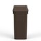 Regal Altair 23 Gallon Square Brown Plastic Trash Can with Drop Shot Swing Lid,  ZR-TC-100-BR-23+LD-100-KIT - alternate 6