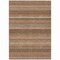 Homeroots 8' X 10' Orange And Copper Striped Washable Indoor Outdoor Area Rug 610609 - alternate 7