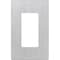 Lutron Designer Wall Plates, Number of Gangs: 1 Plastic, Satin Finish, Stainless Steel CW-1-SS - alternate 1