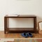 Homeroots 41in Brown Solid Wood Storage Bench With Cabinet 718249 - alternate 5