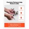 Vevor 3/16 in Brake Line Repair Kit 45 deg Double & Single Brake Line Flaring Tool CT-2032D - alternate 6