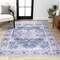 Jonathan Y Alanya Ornate Medallion Machine-Washable Navy/Cream 4 ft. x 6 ft. Area Rug WSH100A-4 - alternate 6