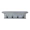 Homeroots 28in Black And Blue Solid Wood Four Hook Wall Mount Coat Rack 397678 - alternate 1