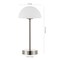 Jonathan Y Xavier 12.5" Modern Minimalist Iron Rechargeable Integrated Portable LED Table Lamp, Nickel/White JYL7109A - alternate 9