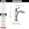 Delta Dorval Touch2O Bathroom Faucet with Touchless Technology 556T-SS-DST - alternate 3