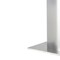 Homeroots 71" Clear And Silver Glass And Metal Pedestal Base Dining Table 555184 - alternate 4