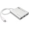 Tripp Lite 4-PORT USB 3.1 GEN 1 PORTABLE HUB - USB TYPE-C USB-C TO X4 USB-A, ALUMINUM U460-004-4A - alternate 1