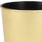 Homeroots 5in Gold Recycled Plastic Indoor Outdoor Round Pot Planter 488243 - alternate 3