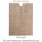 Sunbeam Extra Warm 15 Pound 54" x 73" Weighted Blanket with Arm Slits and Neck Cutout in Beige 2105789 - alternate 3