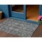 Homeroots 3' X 5' Navy Blue Beige And Taupe Oriental Washable Indoor Outdoor Area Rug 582098 - alternate 1