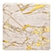 Smarty Had A Party 13" White with Gold Marble Square Disposable Paper Charger Plates (120 Plates), 120PK 2690-SGM-CASE - alternate 1