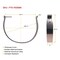 Mytee Products 23 in Aluminum Fuel Tank Support Strap for Peterbilt 1103596 4 in(W) Fuel Tank Strap FTS-1103596 - alternate 5