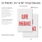 Signmission Life Insurance, Vinyl Decals Only 24 Inch x 36 Inch, Vinyl Decal, 2PK DSB-2436-2PACK-Life Insurance - alternate 2