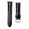 Elegani Alligator-Embossed Leather Watch Replacement Band Compatible with Apple Watch 49mm, Black LAT-BLK-49mm - alternate 1