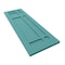 Ekena Millwork True Fit PVC San Juan Capistrano Mission Style Fixed Mount Shutters, Pure Turquoise, 12W x 42H, PR TFP001SJ12X042PT - alternate 12