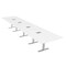 Skutchi Designs 18 Person Conference Table With Power Unit | 18' Rectangular Table | Harmony Series HAR-REC-48x216-T-W960-ESIL - alternate 1