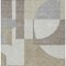 Homeroots 3' X 5' Khaki And Silver Geometric Washable Indoor Outdoor Area Rug 617920 - alternate 7