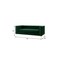 Homeroots 84" Hunter Green Velvet Manufactured Wood Sofa 543945 - alternate 6