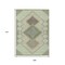 Homeroots 9' X 12' Green Gray And Taupe Geometric Washable Indoor Outdoor Area Rug 631913 - alternate 6
