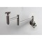 Kingston Brass Wall Mount Pot Filler Faucet with Knurled Handle, Brushed Nickel KS8108RKZ - alternate 6