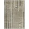 Homeroots 9' X 12' Taupe And Dark Gray Striped Washable Indoor Outdoor Area Rug 602819 - alternate 7