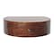 Homeroots 16" Brown Solid Wood Round One Drawer Floating Nightstand 651746 - alternate 7