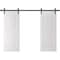 Sartodoors Double Barn Door 48 x 84 inches, BASIC 9801 White, 13FT Rail Track Set, Solid Panel Interior Door BASIC9801DB-B-SKIN-4884 - alternate 1
