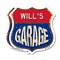 Signmission Will's Garage, 18 inch X 18 inch, Plastic Sign, 2PK SHI-P-2PACK-18-383-WILL - alternate 1