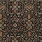 Homeroots 9' X 12' Black Brown And Red Floral Washable Indoor Outdoor Area Rug 604581 - alternate 9