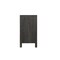 Homeroots 30" Black Solid Wood Distressed Carved Floral One Drawer Nightstand 569583 - alternate 6