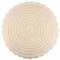 Lavish Home Bathroom Rugs 2 Woven Cotton Bath Mat Set for Boho Decor Round Rugs for Shower, Tub, Toilet, Vanity HT-BATH4-IVY - alternate 1