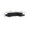 Homeroots Black Leather L Shaped Two Piece Corner Sectional 366198 - alternate 4