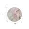Homeroots 8' Round Gray and Pink Round Abstract Washable Non Skid Indoor Outdoor Area Rug 559366 - alternate 9