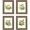 Homeroots Set Of Four French Dogs Gold Framed Print Wall Art, 4PK 525771 - alternate 1