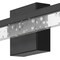 Jonathan Y Mario 30" 1-Light Modern Contemporary 360-Degree Rotatable Iron/Seeded Acrylic Integrated LED Vanity JYL7129A - alternate 8