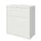 Hirsh 36 in W 3 Drawer Lateral File Cabinet, White, A4/Legal/Letter 23701 - alternate 4