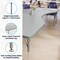 Flash Furniture Wren 96 in x 48 in Kidney Adjustable Height Activity Table, Thermal Laminate Top, Standard Legs, Gray XU-A4896-KIDNY-GRY-T-A-GG - alternate 6