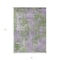 Homeroots 3' X 5' Green and Purple Abstract Washable Non Skid Indoor Outdoor Area Rug 564272 - alternate 7