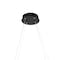 Jonathan Y Roman 40.75" 5-Light Bohemian Coastal Iron Linear Integrated LED Pendant, Black JYL7101A - alternate 8