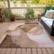 Homeroots 3' X 5' Taupe And Beige Abstract Washable Indoor Outdoor Area Rug 630459 - alternate 5