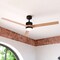 Vaxcel Ruston, 60 in, Black Indoor/Outdoor Ceiling Fan, Hickory Blades, LED, Remote, DC F0140 - alternate 7
